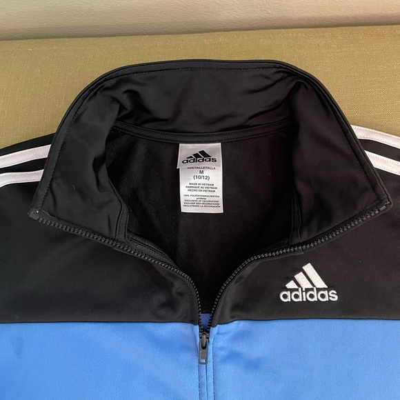 Adidas Big Boys Jacket Size M (10/12) - Picture 4 of 6